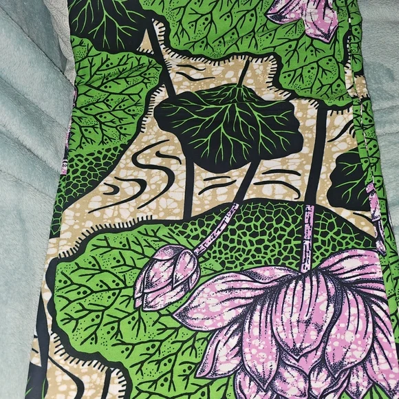 Green and Purple Fabric - Picture 8 of 10